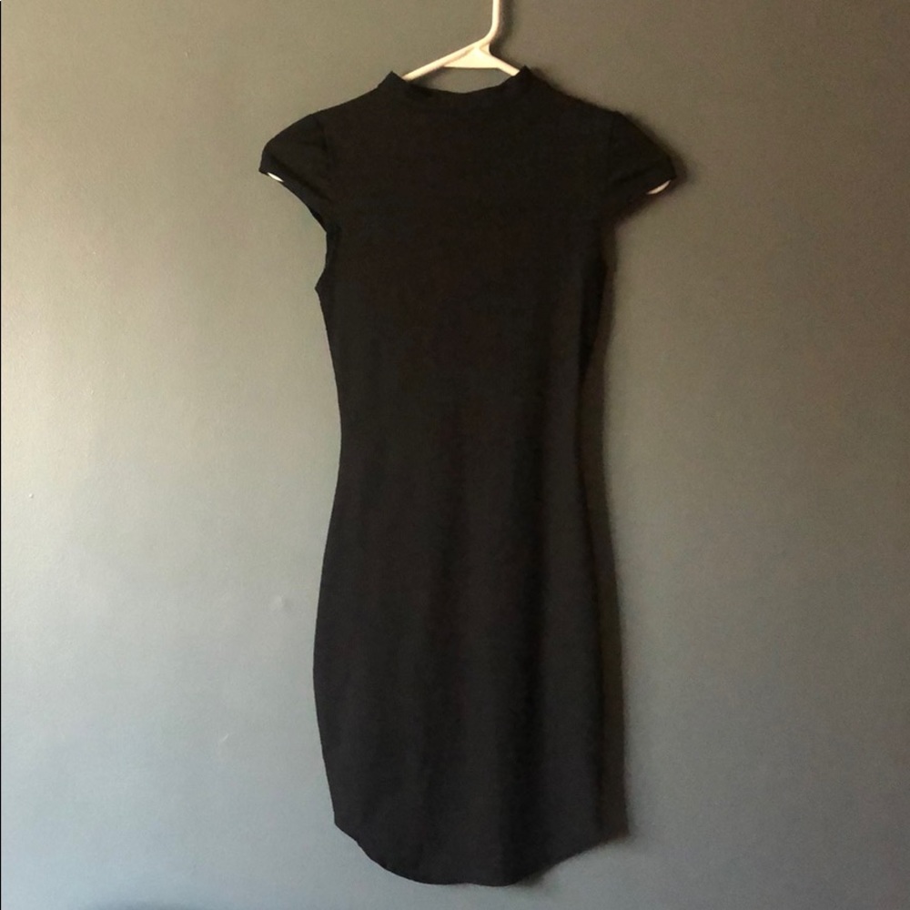 Pretty little thing black body con dress